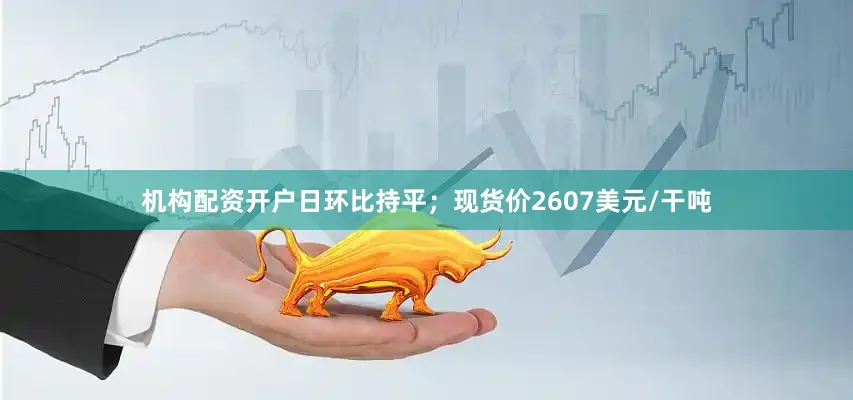 机构配资开户日环比持平；现货价2607美元/干吨