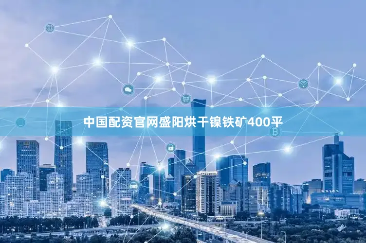 中国配资官网盛阳烘干镍铁矿400平